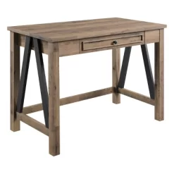 Quinton Writing Desk With Drawer Salvage Oak - OSP Home Furnishings