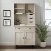 64" Storage Desk & Hutch With Keyboard Drawer - Saracina Home