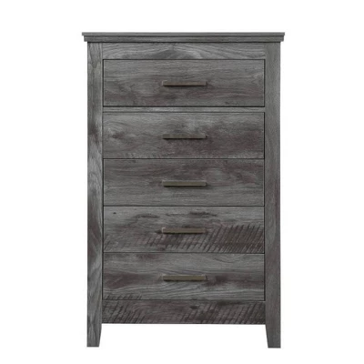 31" Vidalia Bedroom Set Rustic Gray Oak - Acme Furniture - Image 5