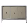 Glam Wood Cabinet Gray - Olivia & May