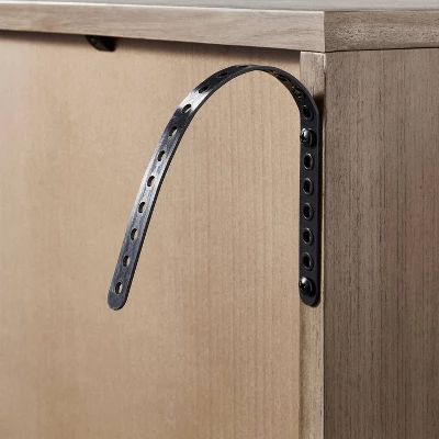 Brandeis Woven Cabinet Brown - Threshold™ Designed With Studio McGee - Image 4