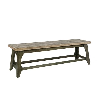 Oliver Dining Bench Gray - Image 3
