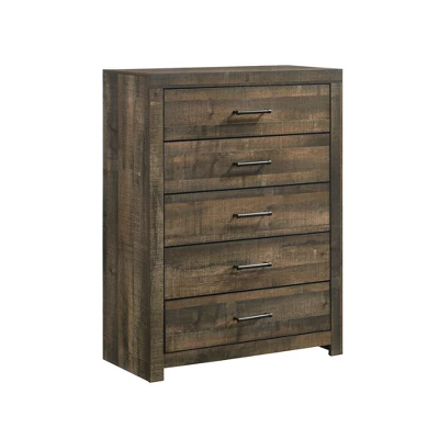 Beckett 5 Drawer Chest Walnut - Picket House Furnishings
