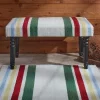Park Designs Camp Stripe Hooked Bench