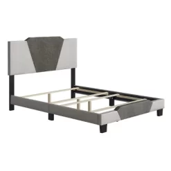 Sydney Two-Tone Linen Upholstered Platform Bed - Eco Dream