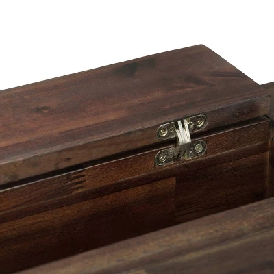 60" Garret Desk Distressed Brown - WyndenHall - Image 5