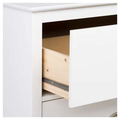 Yaletown 2 Drawer Nightstand - White - Prepac - Image 2