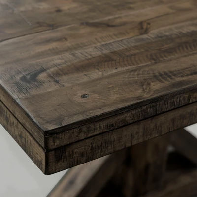 Flynn Extendable Dining Table Walnut Brown - Picket House Furnishings - Image 2