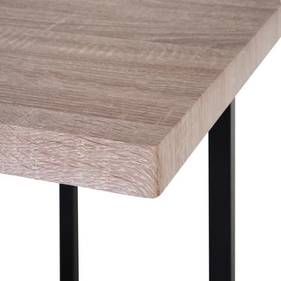 HOMCOM 5 Piece Dining Table Set, Square Kitchen Table Set With Stools For Small Space, Breakfast Nook - Image 4