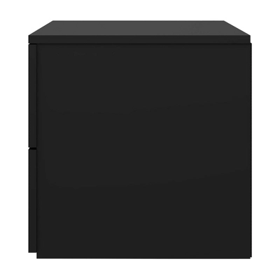 Delmar Wood 2 Drawer Nightstand Matte Black - Hillsdale Furniture - Image 3