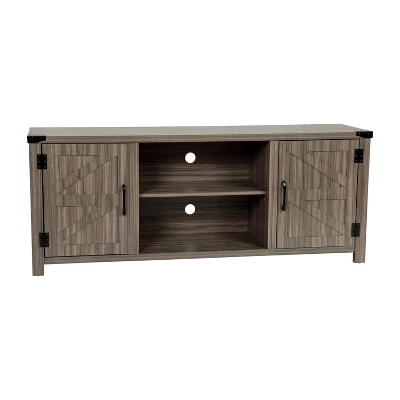 59" Barn Door Style TV Stand For TVs Up To 65" - Merrick Lane - Image 4