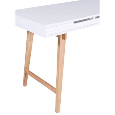 Giselle Writing Desk White - Adore Decor - Image 6