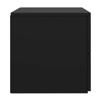 Delmar Wood 2 Drawer Nightstand Matte Black - Hillsdale Furniture - Image 5