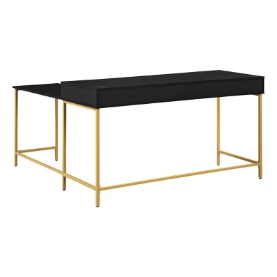 Modern Life L Shaped Desk - OSP Home Furnishings - Image 4