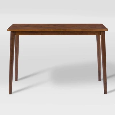 6pc Branson Wood Dining Set With Bench Walnut Stain - CorLiving - Image 2