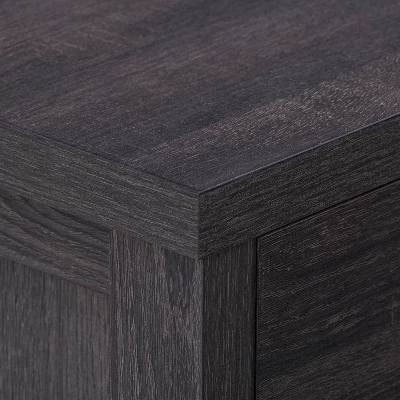 Hollywood Cabinet With Doors TV Stand For TVs Up To 80" Dark Gray - CorLiving - Image 4