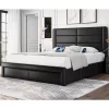 Yaheetech Upholstered Bed Frame With 3 Storage Drawers And Built-In USB Ports