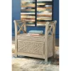 Fossil Ridge Accent Bench Whitewash - Signature Design By Ashley