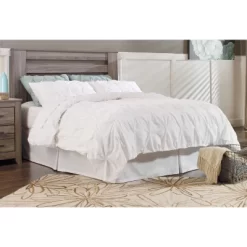 Zelen Panel Headboard Queen Warm Gray - Signature Design By Ashley