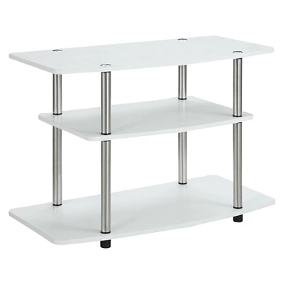 Designs2Go 3 Tier TV Stand For TVs Up To 32" - Breighton Home - Image 14