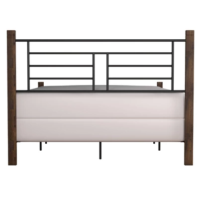 Raymond Metal Bed Brown - Hillsdale Furniture - Image 2