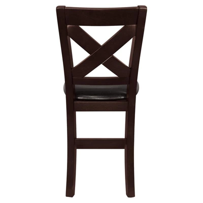 Crown Point Wood Counter Height Stools In Espresso (Set Of 2) - Lexicon - Image 5