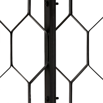 Rectangular Solange Concrete/Metal Dining Table Gray - Armen Living - Image 6