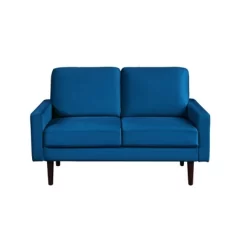 Mason Stationary Loveseat Navy Blue - Lifestyle Solutions