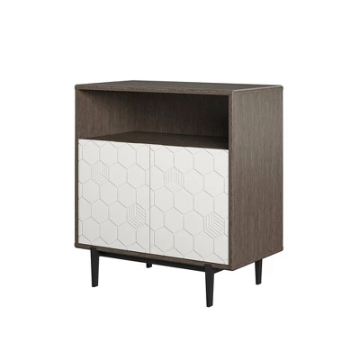 Olivia Storage Cabinet Gray Oak - Cosmoliving By Cosmopolitan - Image 4