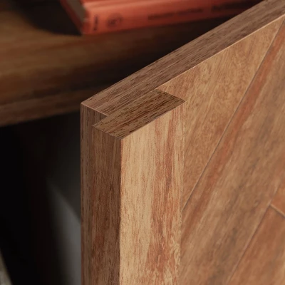 Cannery Bridge Herringbone TV Stand For TVs Up To 54" Sindoori Mango - Sauder - Image 4