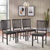 Set Of 4 Contemporary Shaker Dining Chairs - Buylateral
