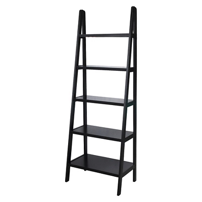 72" Shelf Ladder Bookcase - Flora Home - Image 3