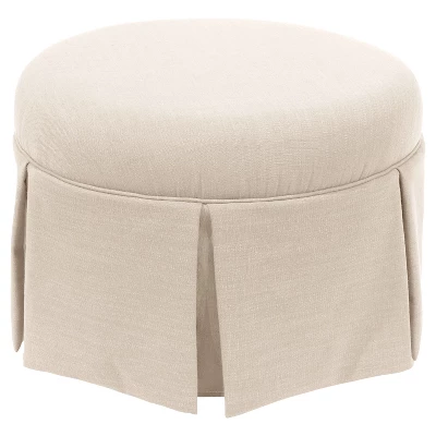 Round Skirted Ottoman - Skyline Furniture - Image 5