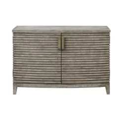 Averill 2 Door Credenza Gray - Treasure Trove Accents