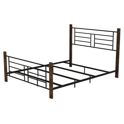 Raymond Metal Bed Brown - Hillsdale Furniture - Image 3