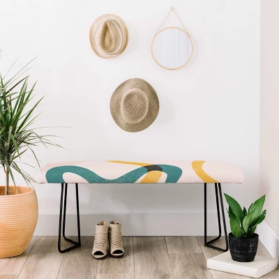 ThirtyOne Illustrations Streamers Bench Pink - Deny Designs - Image 3