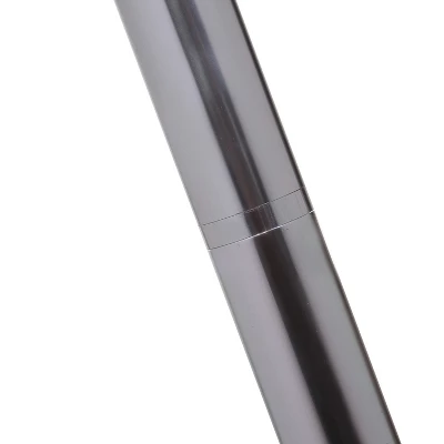 HomCom 24 Inch Round Bar Table 43" H Adjustable Stainless Steel Top Aluminum Frame Home Pub Bistro - Image 6