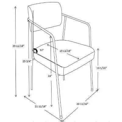 Smyth Metal Frame Upholstered Dining Chair Gray - Threshold™ - Image 6