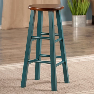 29" Ivy Barstool - Teal - Winsome - Image 4