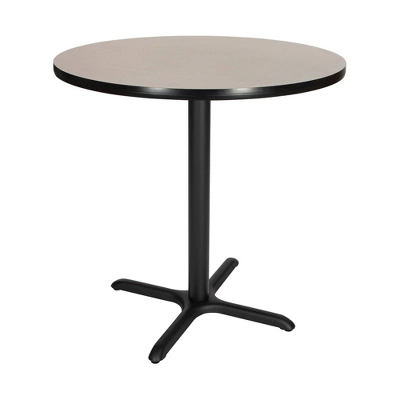 36" Round Composite Core Counter Height Dining Table Laminated With Steel Base - Hampden Furnishings
