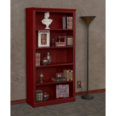72" Prestige Veneer Bookcase Mahogany - Regency - Image 3