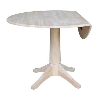 30.3" Jeremy Round Dining Table Blue - International Concepts - Image 2