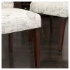 Set Of 2 French Handwriting Linen Dining Chair Beige - Christopher Knight Home