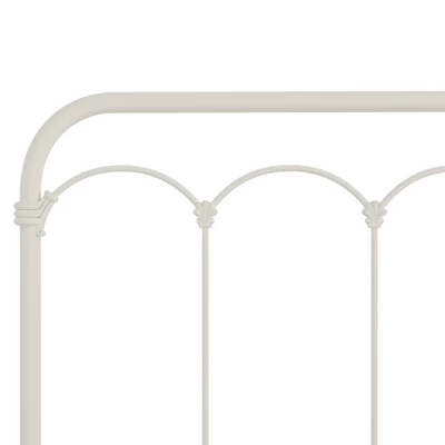Full Jocelyn Metal Headboard Soft White - Hillsdale Furniture