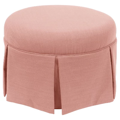 Round Skirted Ottoman - Skyline Furniture - Image 4