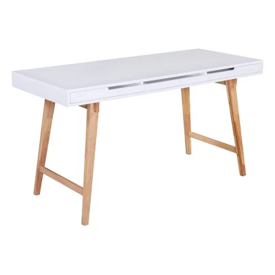 Giselle Writing Desk White - Adore Decor - Image 3