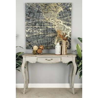 Farmhouse Vintage Console Table White - Olivia & May - Image 3