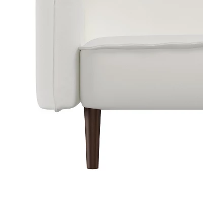 Convertible Futon Sofa Bed With Wooden Legs - ModernLuxe - Image 9