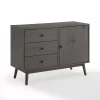 Lucas Media Console Gray - Crosley