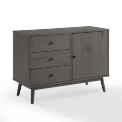 Lucas Media Console Gray - Crosley